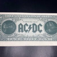 AC/DC Signed Dollar Angus Young Malcolm Young Rare Genuine Photo - Image 4