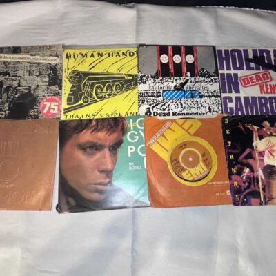 8 x 7 inch vinyl rare punk new wave lot 2