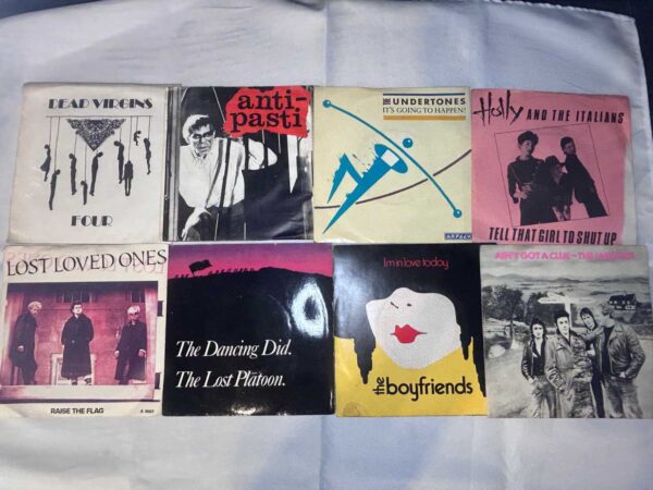 8 x 7 inch vinyl rare punk new wave lot 3