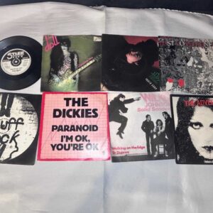 8 x 7 inch vinyl rare punk new wave lot 5
