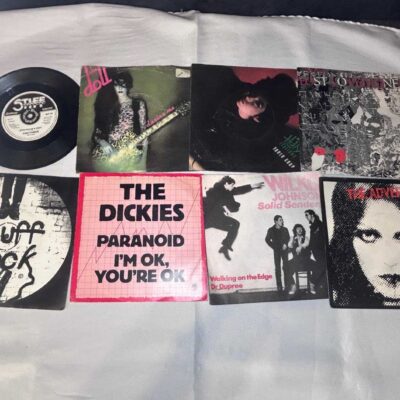 8 x 7 inch vinyl rare punk new wave lot 5