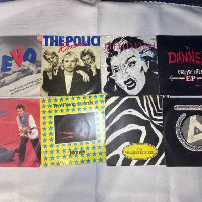 8 x 7 inch vinyl rare punk new wave lot 6