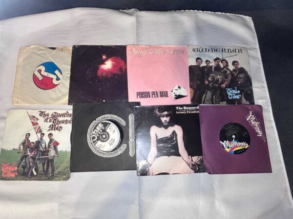 8 x 7 inch vinyl rare punk new wave lot 7