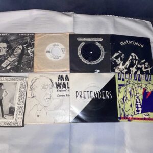 8 x 7 inch vinyl rare punk new wave lot 8
