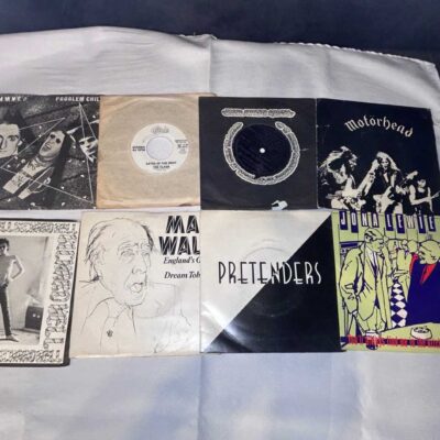 8 x 7 inch vinyl rare punk new wave lot 8