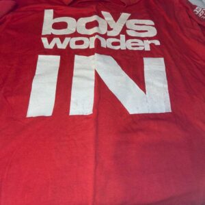 Boys Wonder IN Large Red T-Shirt Original Rare