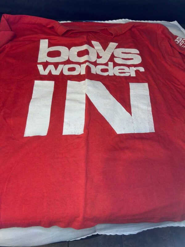 Boys Wonder IN Large Red T-Shirt Original Rare