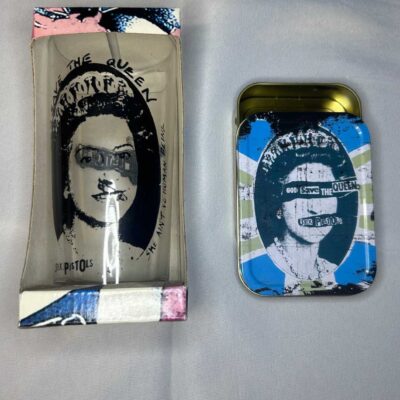 Sex Pistols Glass in Box and Tin Punk