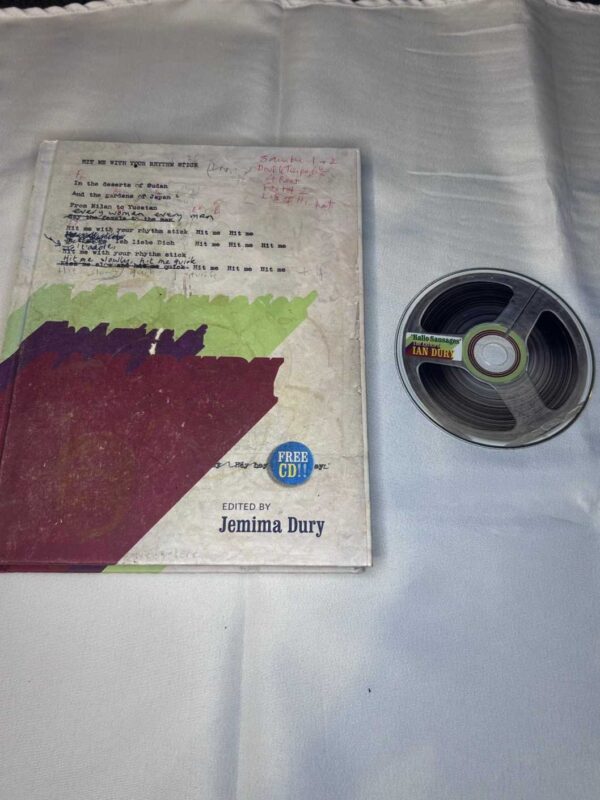 Ian Dury Book and CD Hallo Sausages Jemima Dury
