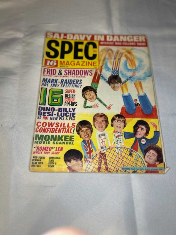 16 Spec Magazine winter 1969 Rare