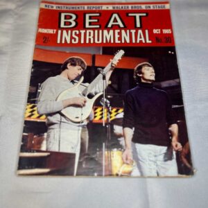 Beat Instrumental Magazine Oct 1965 - Jim McCarty, Bobby Elliott, Bill Wyman, The Booker T cult , Bobby Thomson, Walker Brothers, Duane Eddy, The Beatles , The Yardbirds , The Beatman