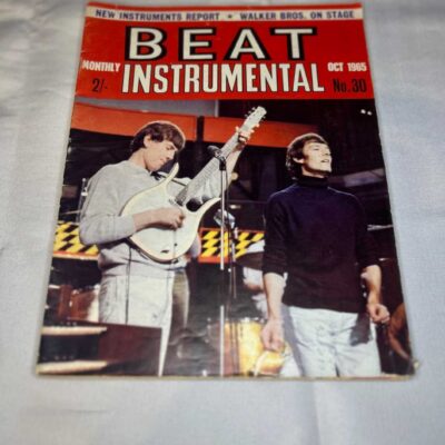 Beat Instrumental Magazine Oct 1965 – Jim McCarty, Bobby Elliott, Bill Wyman, The Booker T cult , Bobby Thomson, Walker Brothers, Duane Eddy, The Beatles , The Yardbirds , The Beatman