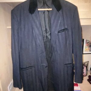 Johnson Jacket Striped 44 inch Chest 1980's Kings road
