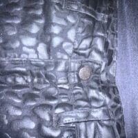 Modzart Leopard Print Rubber Trousers 32inch Camden Rare Vintage - Image 3