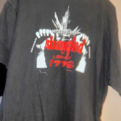 The Stranglers In london 1996 Red writing T- Shirt XL