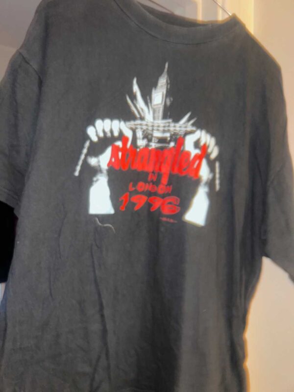 The Stranglers In london 1996 Red writing T- Shirt XL