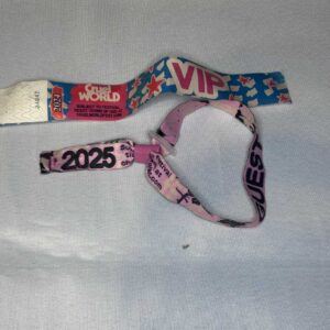 Cruelworld Festival VIP wristband and Guess wristband 2024 2025 Genuine