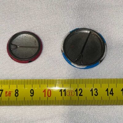 The Alarm 2 badges 2.5cm and 3cm Genuine Vintage