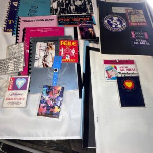 Transvision Vamp Tour Collection Itineraries Passes Rare Genuine Wendy James