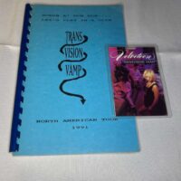 Transvision Vamp 1991 Tour Itinerary Book A5 and Velveteen Pass Rare Genuine 1 - Image 4