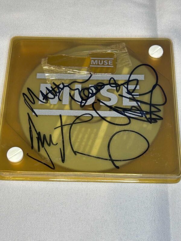 Muse Signed CD Key Case Origin Of Symmetry with Key Autographed Rare Genuine