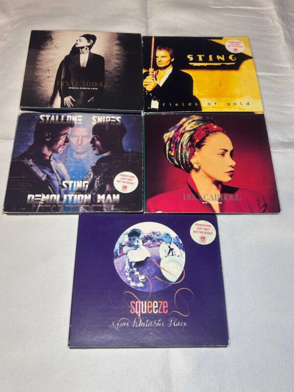 A&M Records Promo CD Collection Genuine Rare Sting Squeeze Dinah Carroll Extreme