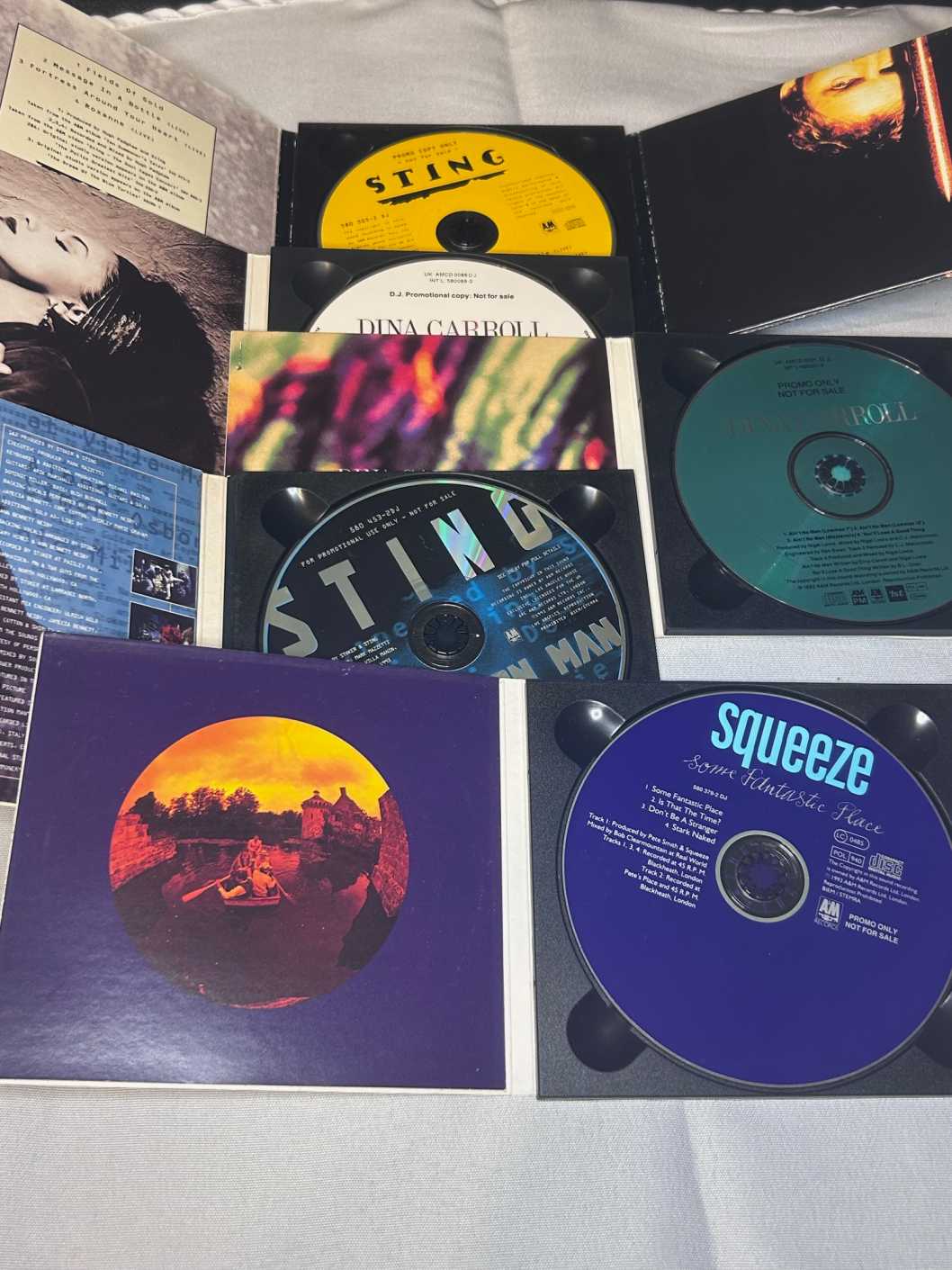 A&M Records Promo CD Collection Genuine Rare Sting Squeeze Dinah Carroll Extreme