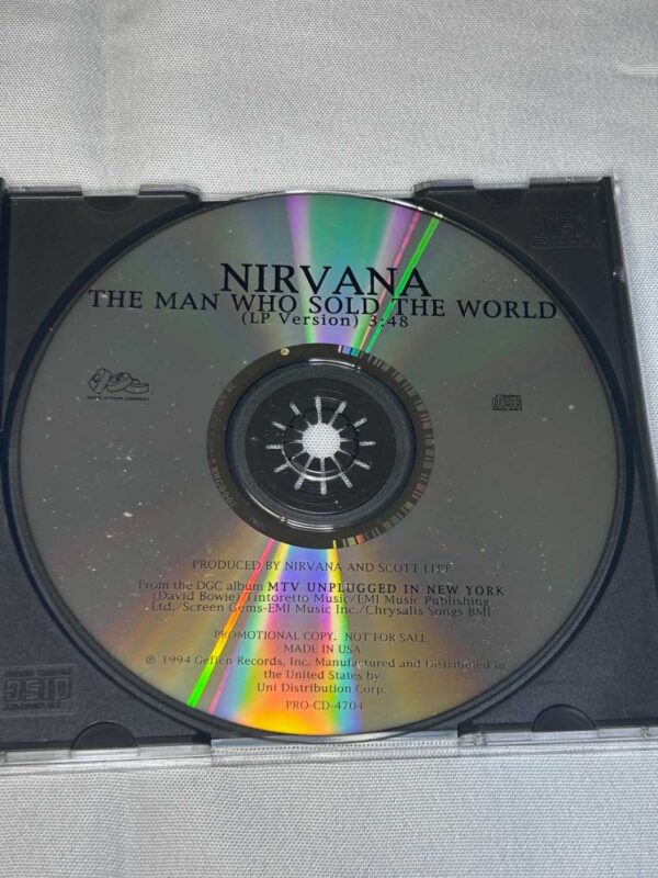 Nirvana Man Who Sold The World Promo CD rare genuine