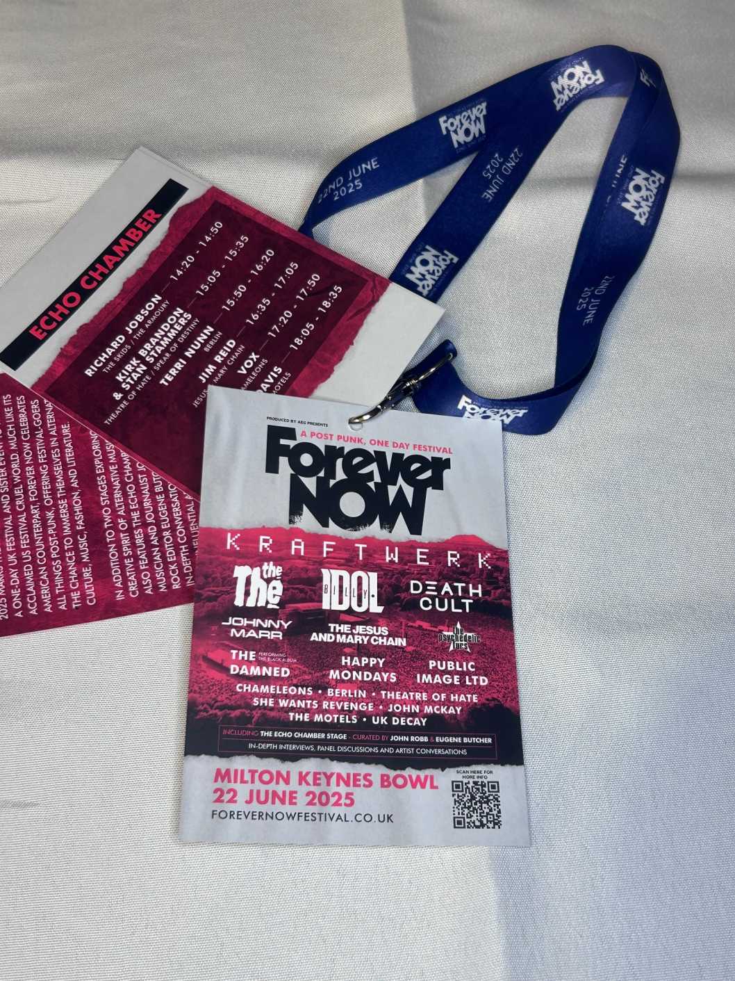 Forever Now Festival Lanyard