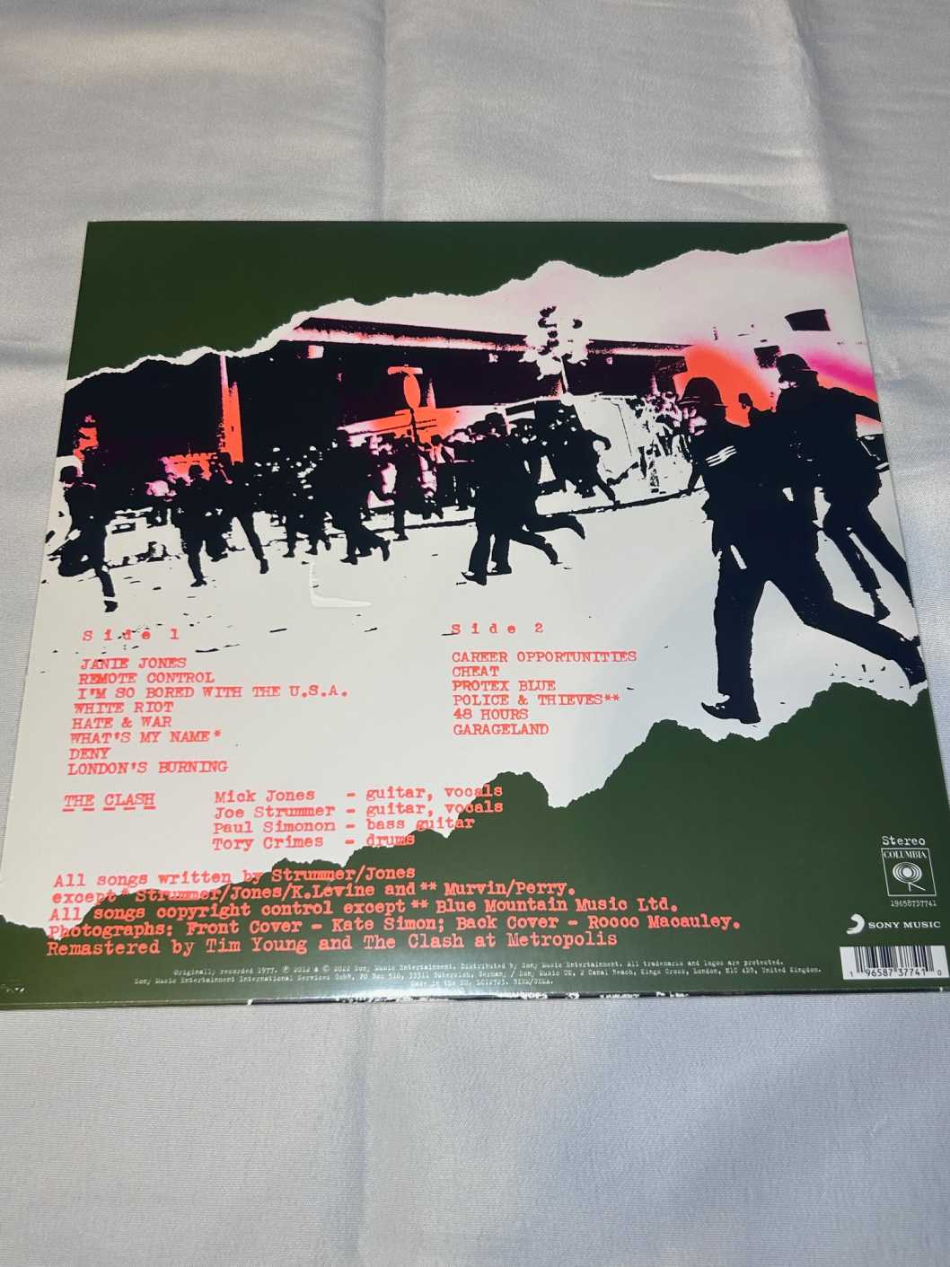 The Clash The Clash Pink Transparent Vinyl debut album