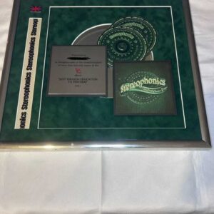 Stereophonics Just Enough Education To Perform Double Platinum Commemorative Disc Rare Genuine