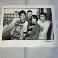 Manic Street Preachers Photo 2 Archival Paper Signed by Martyn Goodacre Photographer. Genuine. - Image 2