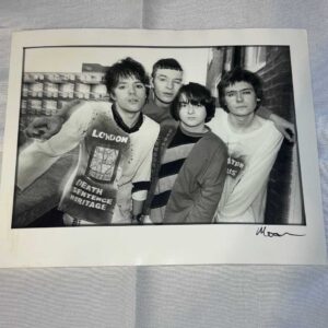 Manic Street Preachers Photo 2 Archival Paper Signed by Martyn Goodacre Photographer. Genuine.
