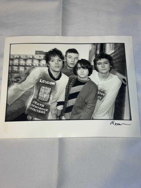 Manic Street Preachers Photo 2 Archival Paper Signed by Martyn Goodacre Photographer. Genuine.