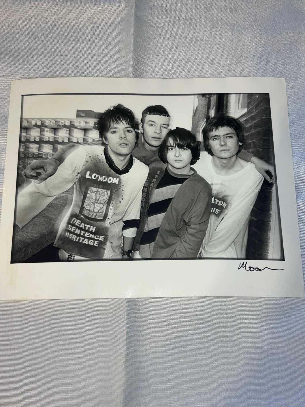 Manic Street Preachers Photo 2 Archival Paper Signed by Martyn Goodacre Photographer. Genuine.