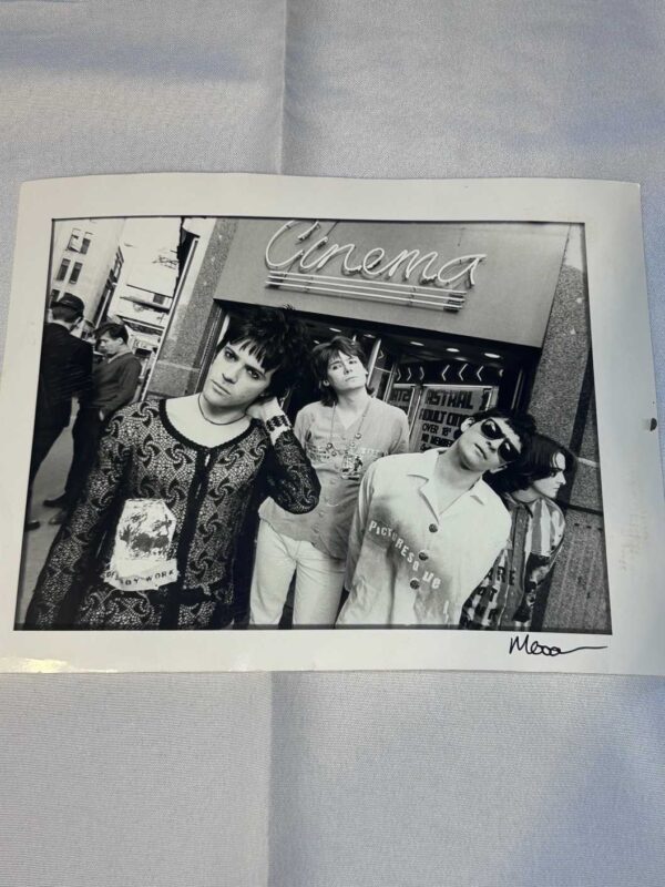 Manic Street Preachers Photo 3 Archival Paper Signed by Martyn Goodacre Photographer. Genuine.
