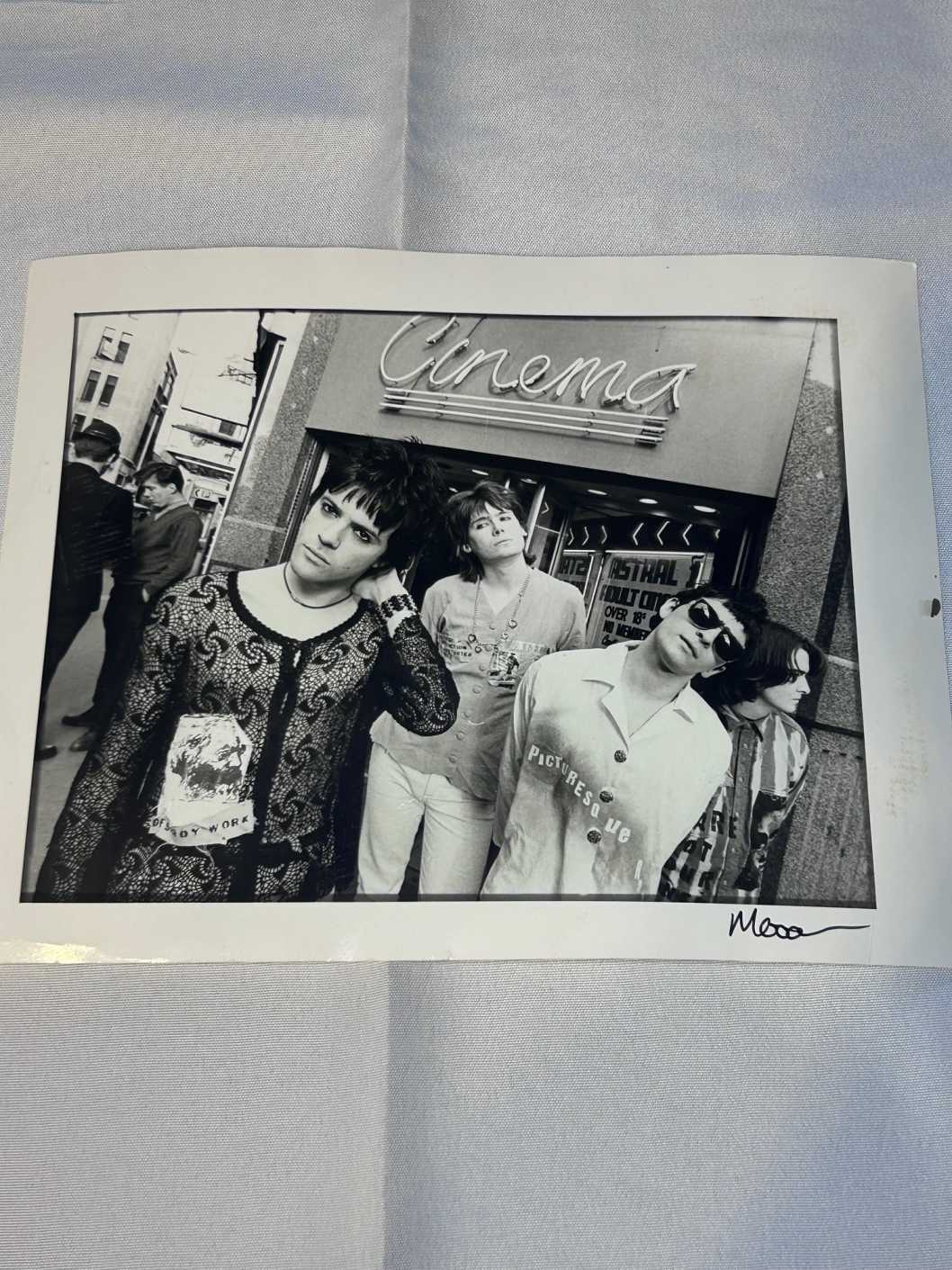 Manic Street Preachers Photo 3 Archival Paper Signed by Martyn Goodacre Photographer. Genuine.