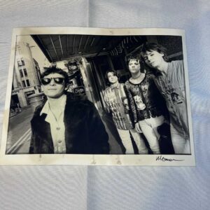 Manic Street Preachers Photo 4 Archival Paper Signed by Martyn Goodacre Photographer. Genuine.