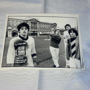 Manic Street Preachers Photo 6 Archival Paper Signed by Martyn Goodacre Photographer. Genuine.