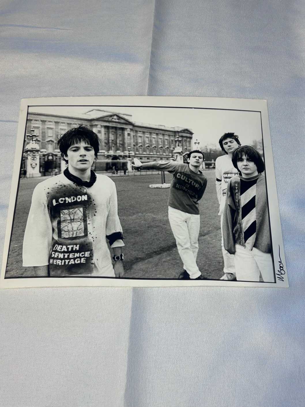 Manic Street Preachers Photo 6 Archival Paper Signed by Martyn Goodacre Photographer. Genuine.