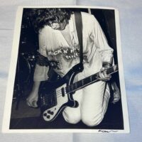 Manic Street Preachers Photo Bass Archival Paper Signed by Martyn Goodacre Photographer. Genuine. - Image 2