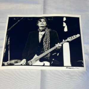Manic Street Preachers Nicky Wire Photo  Archival Paper Signed by Martyn Goodacre Photographer. Genuine.