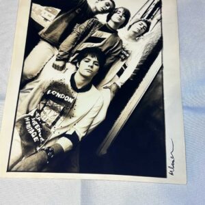 Manic Street Preachers Photo 7 Archival Paper Signed by Martyn Goodacre Photographer. Genuine.