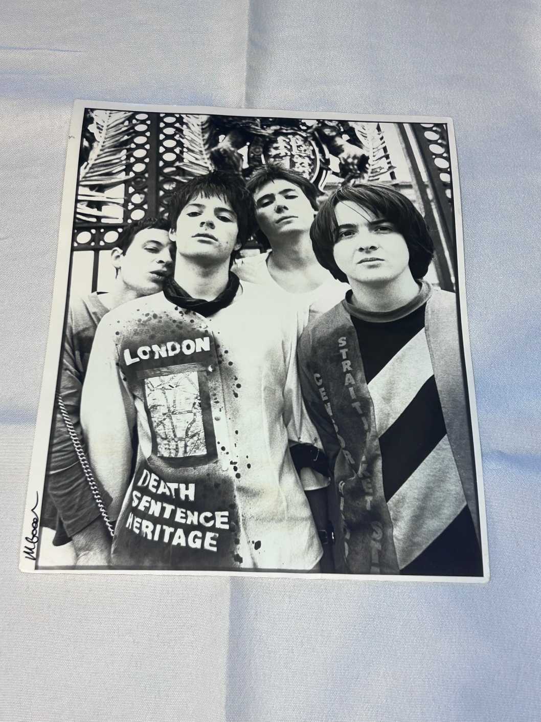 Manic Street Preachers Photo 8 Archival Paper Signed by Martyn Goodacre Photographer. Genuine.