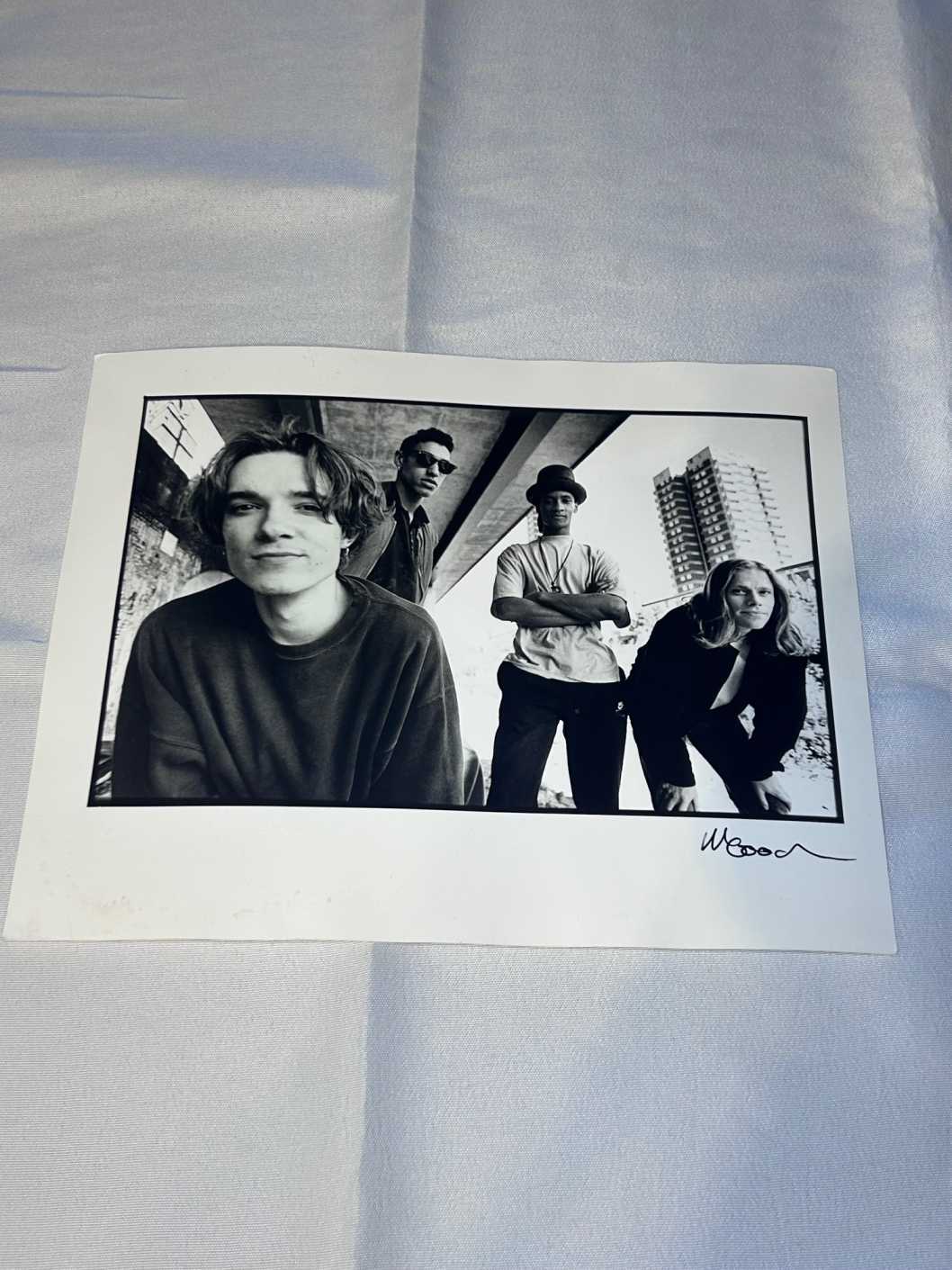 Photo of The Prodigy on Archival Paper Signed by Martyn Goodacre Photographer. Genuine.