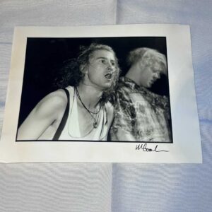 Photo of Pop Will Eat Itself PWEI on Archival Paper Signed by Martyn Goodacre Photographer. Genuine.