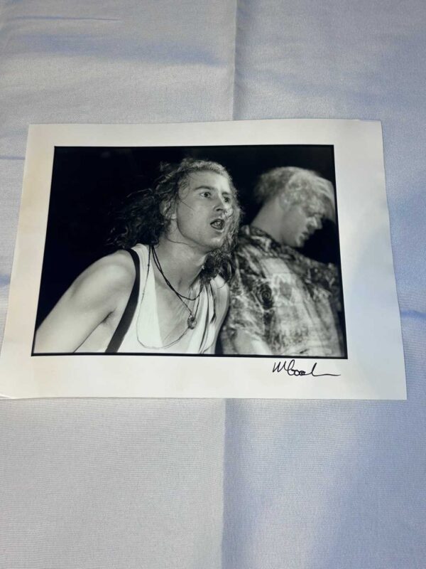 Photo of Pop Will Eat Itself PWEI on Archival Paper Signed by Martyn Goodacre Photographer. Genuine.