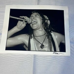 Photo of Pop Will Eat Itself PWEI 2 on Archival Paper Signed by Martyn Goodacre Photographer. Genuine.