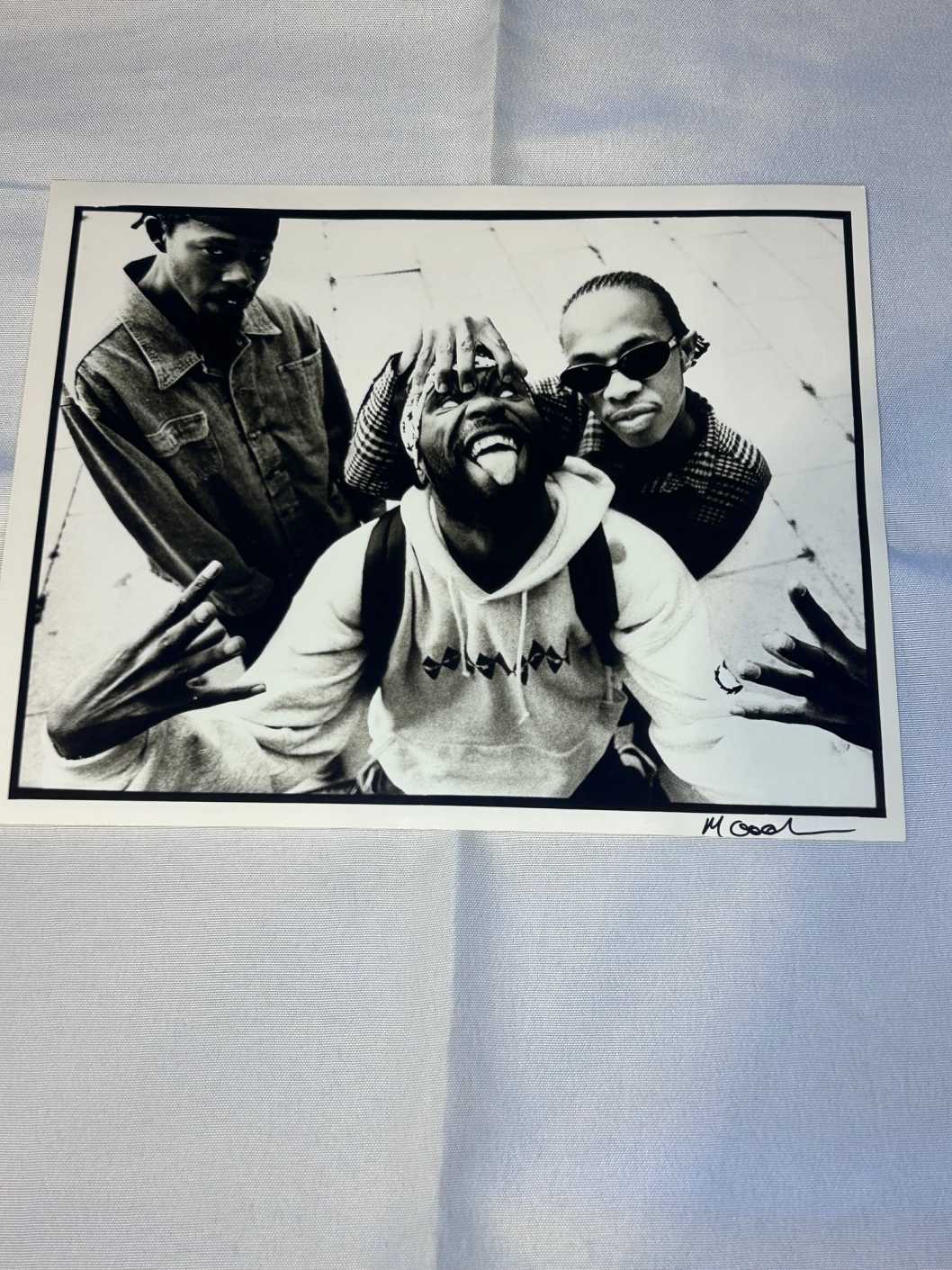 Photo of Wu Tang Clan 1 on Archival Paper Signed by Martyn Goodacre Photographer. Genuine.