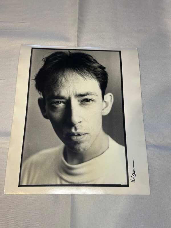 Photo of Steve Lamacq 6 Music Radio 1  on Archival Paper Signed by Martyn Goodacre Photographer. Genuine.